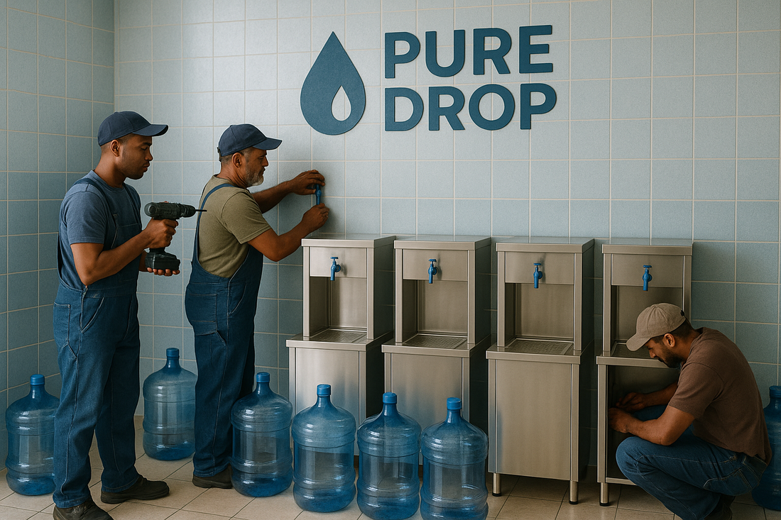 Water Shop Installation – Pure Drop Technicals